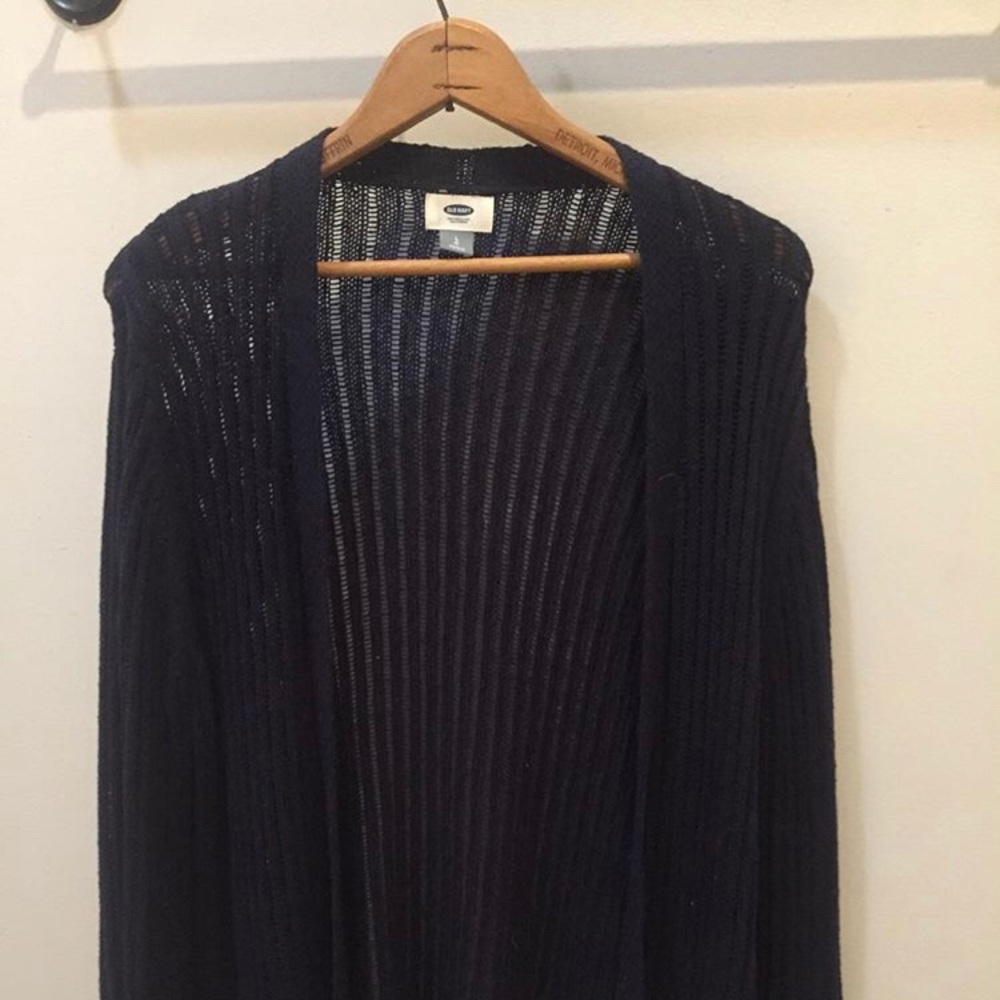 Dark blue cardigan